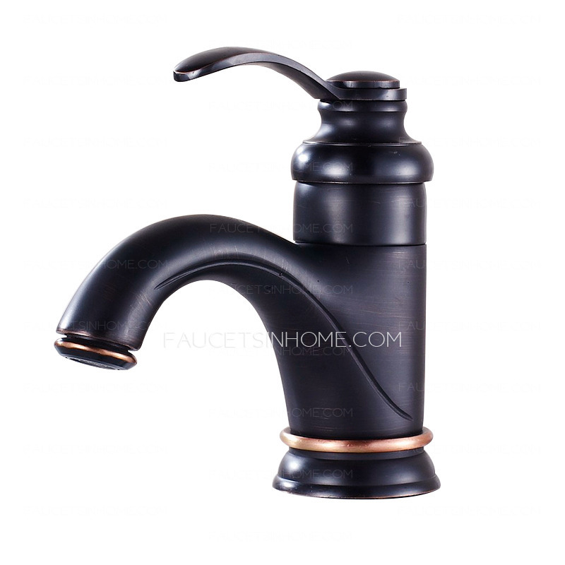 Hot Sale Oil Rubbed Bronze Single Hole Bathroom Faucet Single Handle