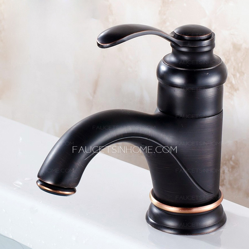 Hot Sale Oil Rubbed Bronze Single Hole Bathroom Faucet Single Handle