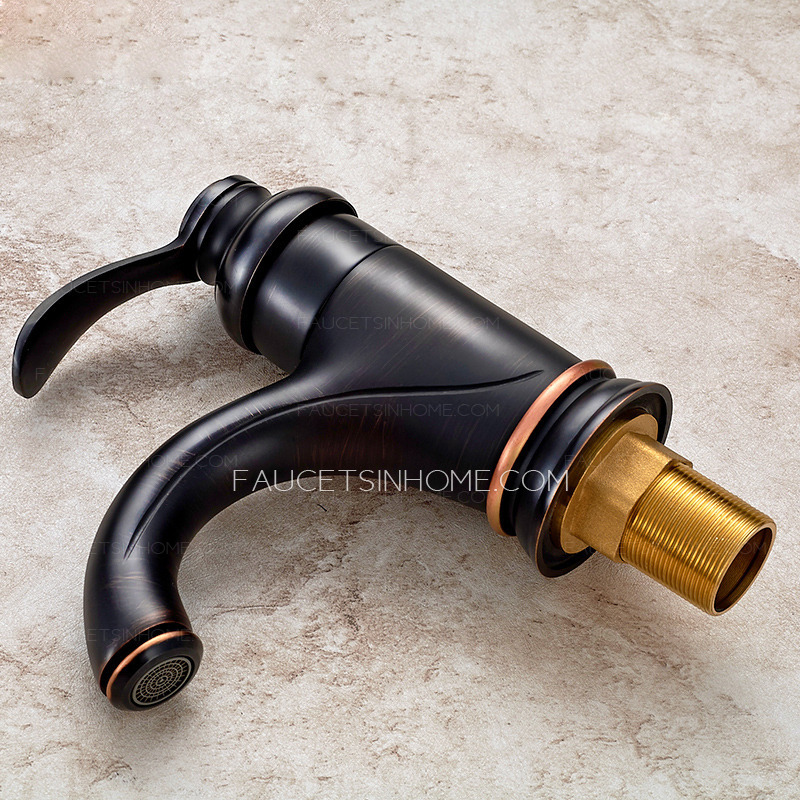 Hot Sale Oil Rubbed Bronze Single Hole Bathroom Faucet Single Handle