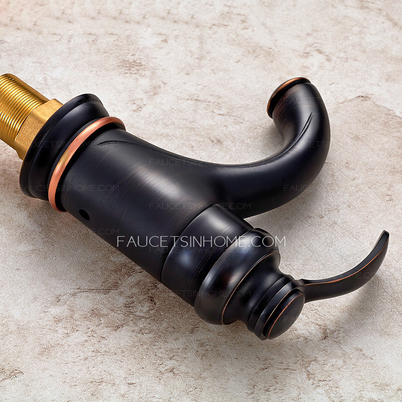 Hot Sale Oil Rubbed Bronze Single Hole Bathroom Faucet Single Handle