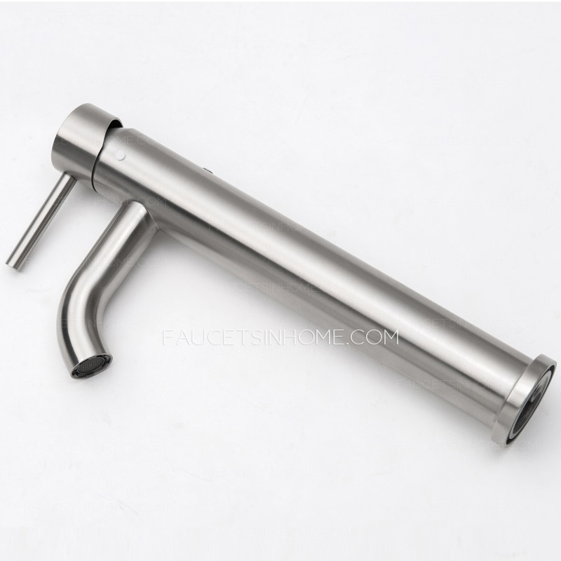 Designed Stainless Steel Rotatable Vessel Mount Faucet Bathroom