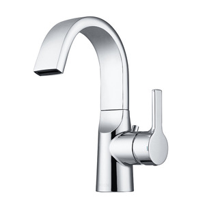 Designed High Arc Brass Chrome Waterfall Sink Faucet Bathroom