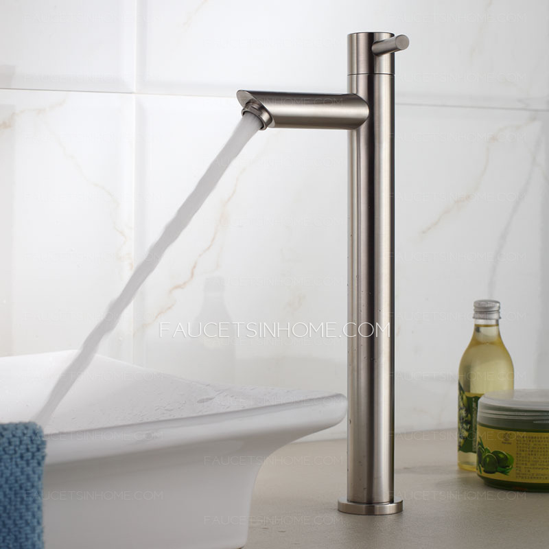 Cheap Stainless Steel Heightening Bathroom Vessel Sink Faucets