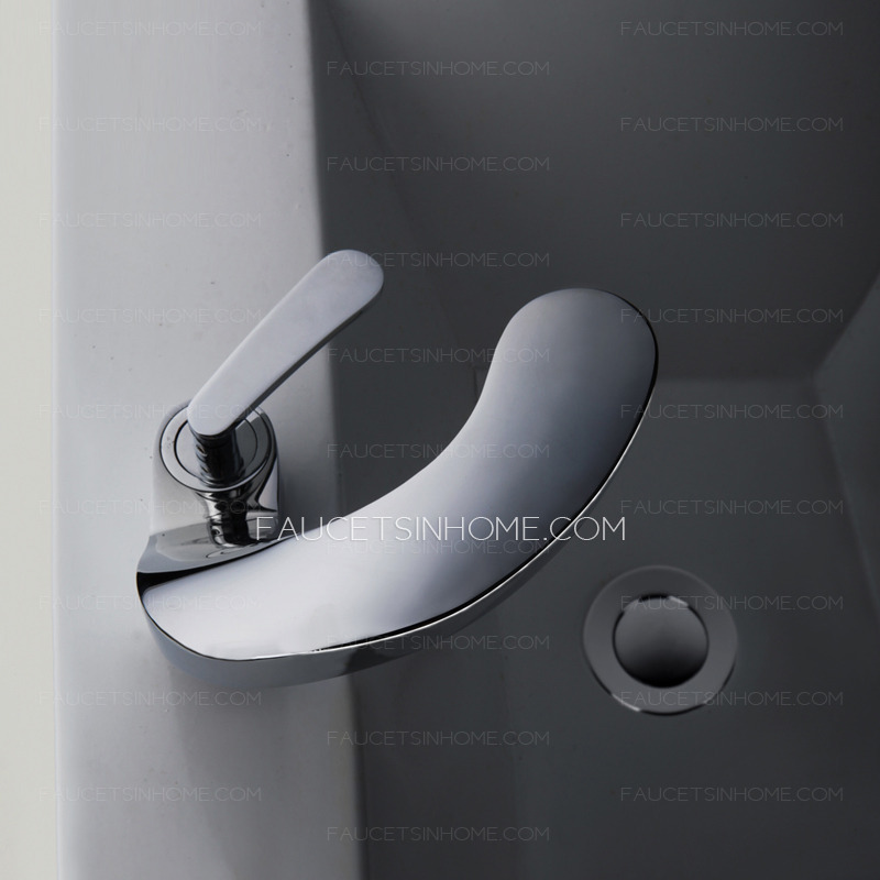 Fashionable Cool Copper Filtering Bathroom Sink Faucet