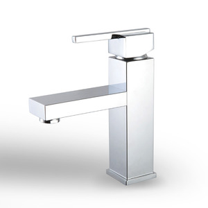 Fashion Square Shaped Single Hole Sink Faucet Bathroom