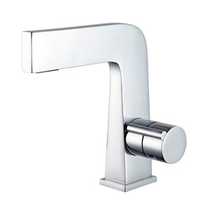 Creative Seven Shaped Waterfall Bathroom Faucets Single Handle