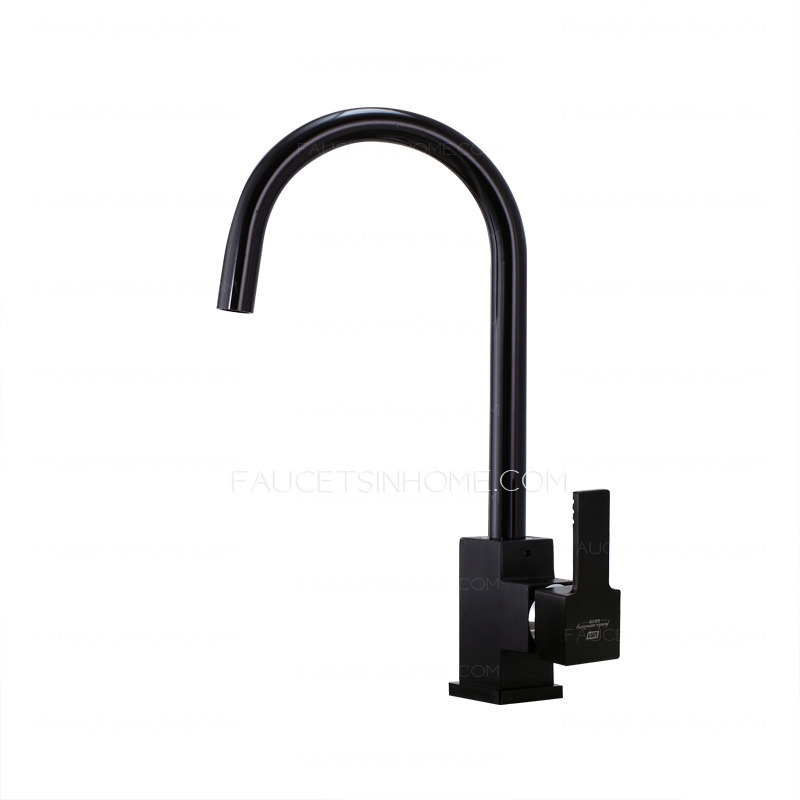 Advanced Black Painting 360 Degree Rotatable Kitchen Faucets