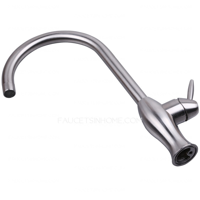 Modern Stainless Steel Rotatable Kitchen Faucets Leading Free