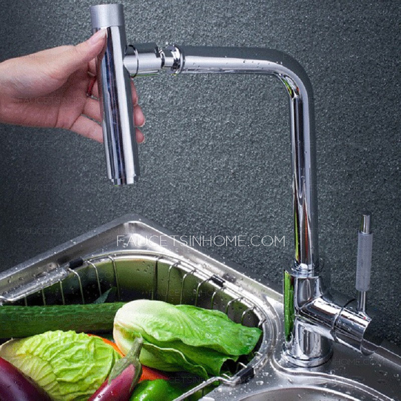 Hot Sale Brass Kitchen Sink Faucet Rotatable Spout