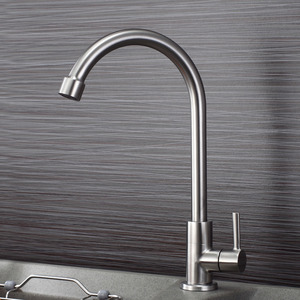 Discount Cold Water Rotatable Stainless Steel Faucets Kitchen Sink