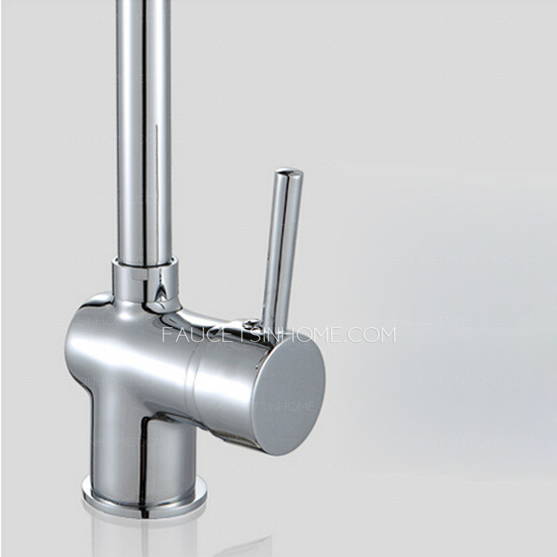 Great Rotatable Single Handle Single Hole Faucets Kitchen