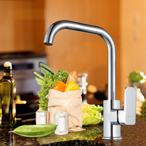 Wholesale Brass Seven Shaped Single Hole Kitchen Faucets