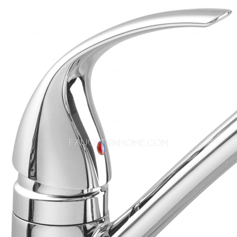 Designer Brass Cold And Hot Water Kitchen Faucet Rotatable