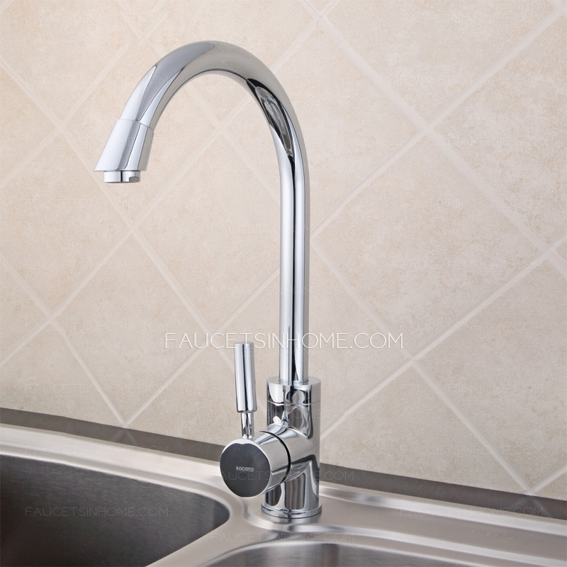 Inexpensive Brass Rotatable Leading Free Kitchen Faucets