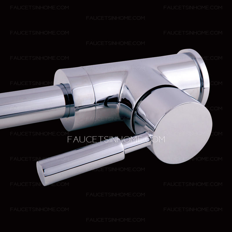 Inexpensive Brass Rotatable Leading Free Kitchen Faucets
