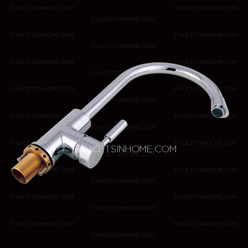 Inexpensive Brass Rotatable Leading Free Kitchen Faucets