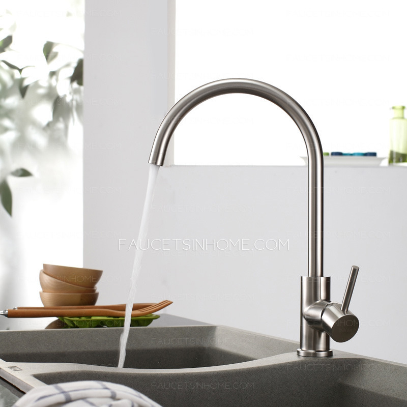 Environmental Stainless Steel Brushed Nickel Kitchen Faucets