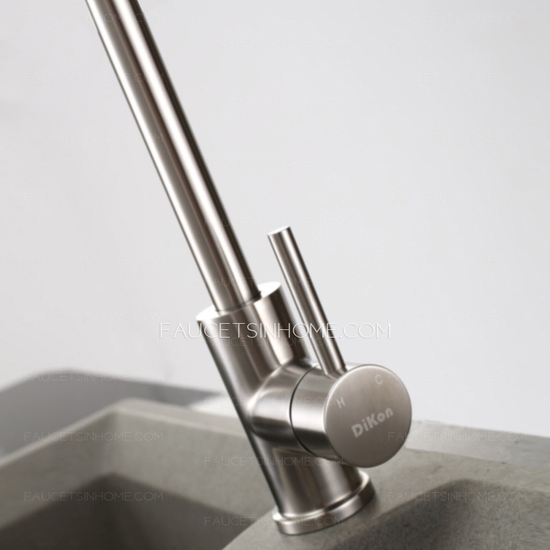 Environmental Stainless Steel Brushed Nickel Kitchen Faucets