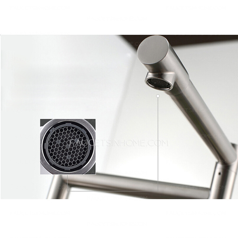 High End Stretch Stainless Steel Brushed Nickel Kitchen Faucets