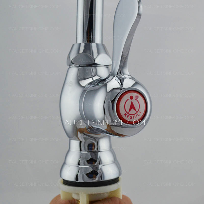 High Arc Designer Brass Cold Water Kitchen Faucets