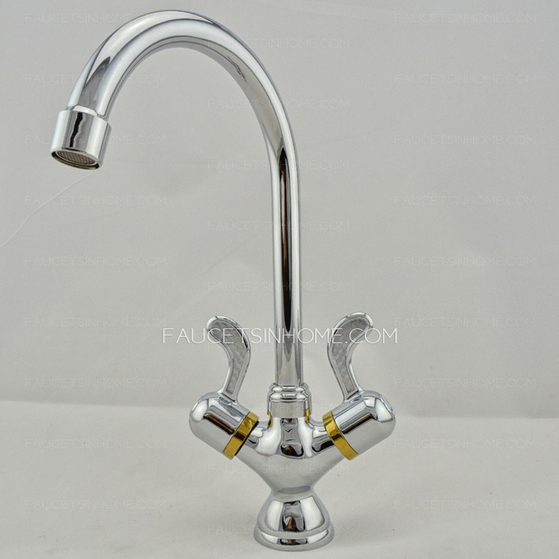 Wholesale Two Handle Rotatable Single Holw Kitchen Faucets