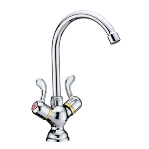 Wholesale Two Handle Rotatable Single Holw Kitchen Faucets