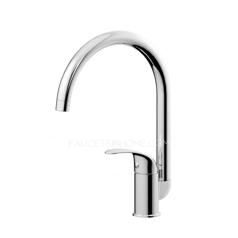 Good Brass Rotatable High Arc Kitchen Faucets Under 100