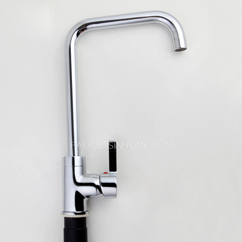 Designer Seven Shaped Rotatable Brass Kitchen Faucet Single Hole