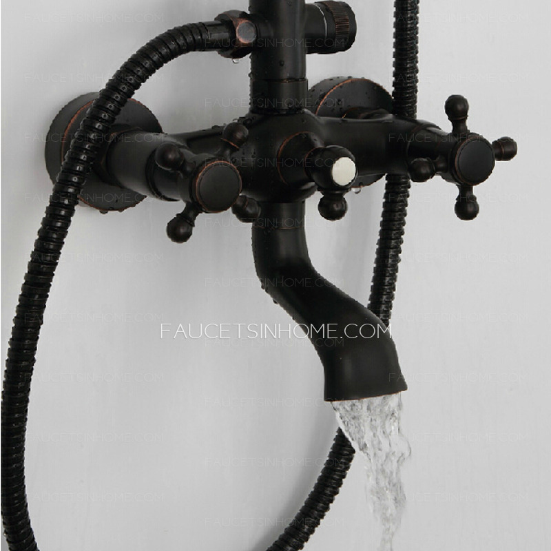 Antique Copper Oil Rubbed Bronze Shower Faucet Top Shower