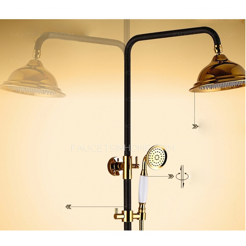 Hot Sale Brass Vintage Two Handle Shower Faucet Antique Bronze