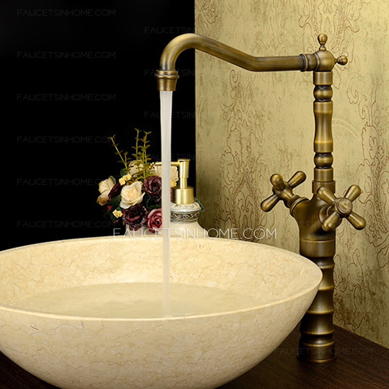 antique-bronze-vintage bathroom-faucet