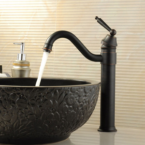 Rotatable Anqitue European Style Bathroom Faucet Oil Rubbed Bronze