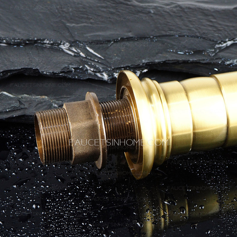 Best Luxury Antique Bronze Brass Bathroom Faucet Vessel Mount