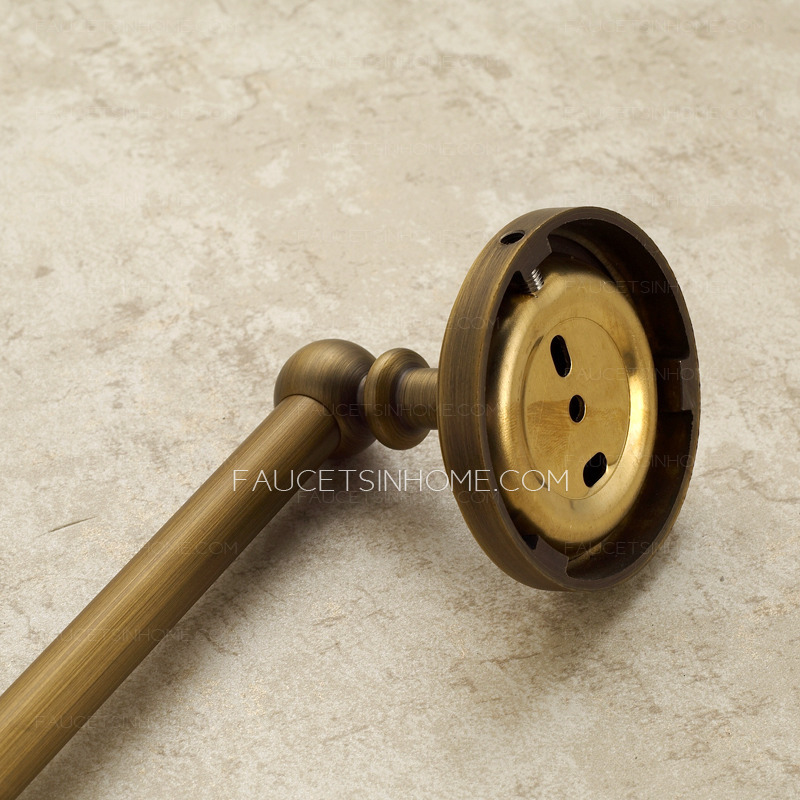 Discount Antique Brass Single Bathroom Towel Bars