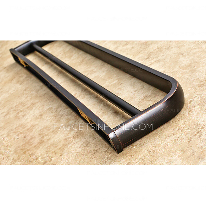 Unique Black Oil Rubbed Bronze Bathroom Towel Bars