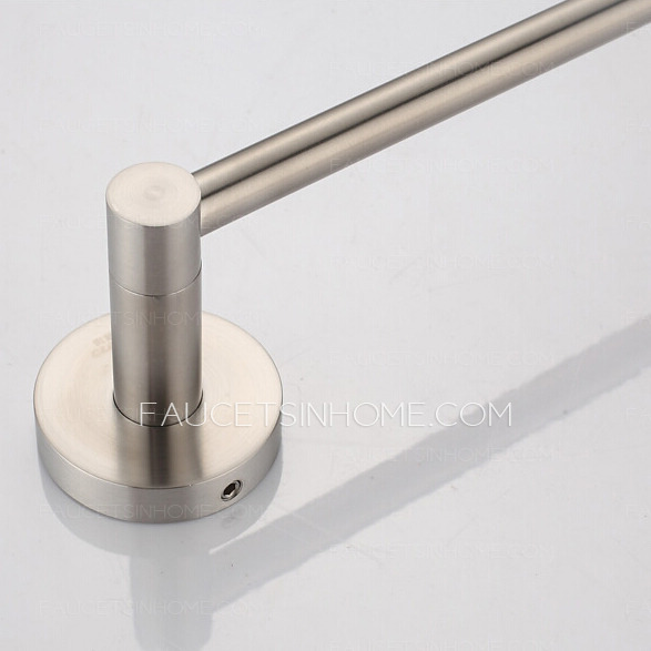 Single Stainless Steel Bathroom Towel Bars Brushed Nickel