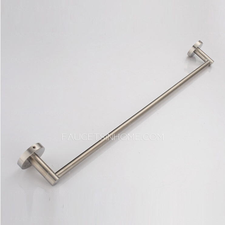 Single Stainless Steel Bathroom Towel Bars Brushed Nickel