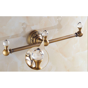 Unique Antique Brass Single Decorative Towel Bars