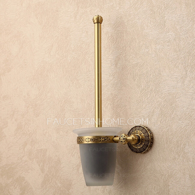 Expensive Brass Antique 6-Sets Bathroom Accessory Set