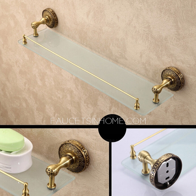 Expensive Brass Antique 6-Sets Bathroom Accessory Set