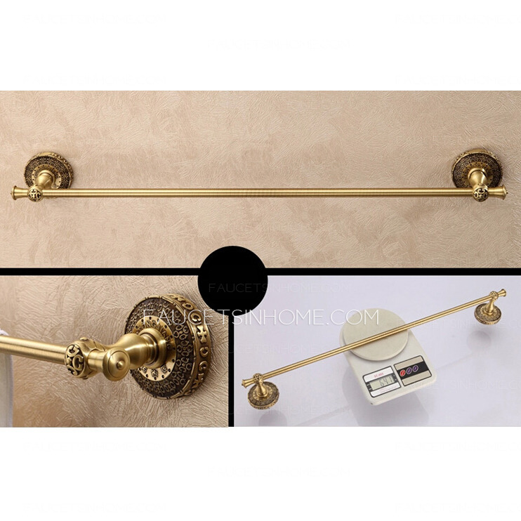 Expensive Brass Antique 6-Sets Bathroom Accessory Set