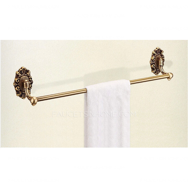 5-Piece Antique Brass Wall Mounted Bathroom Accessory Sets