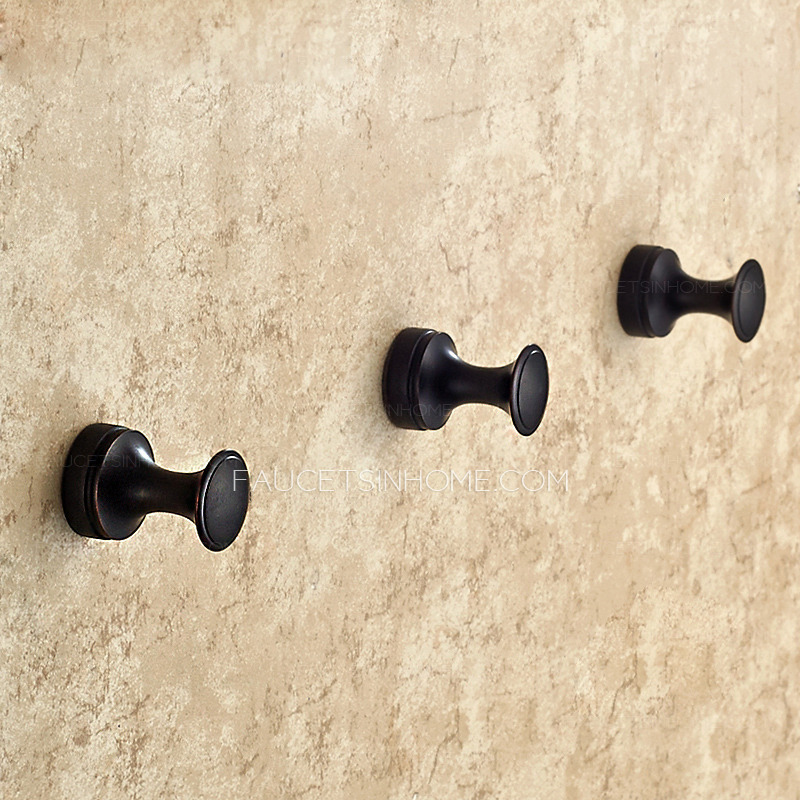 Classical Black 6-Piece Oil Rubbed Bronze Bathroom Accessory Sets