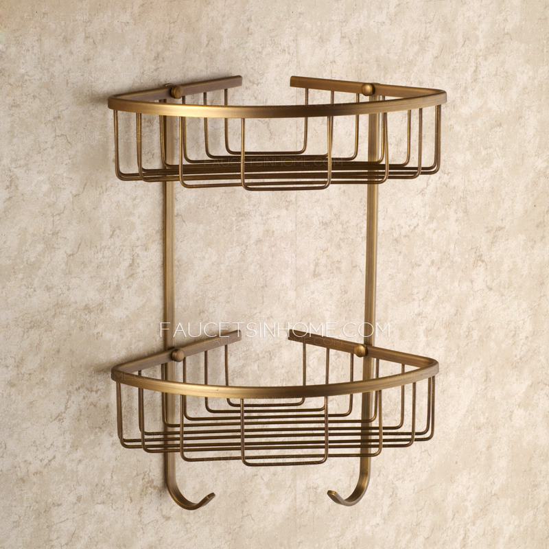 Antique Brass 6-piece European Style Bathroom Accessory Sets