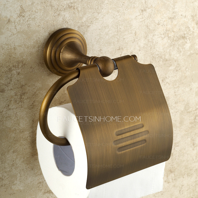 Antique Brass 6-piece European Style Bathroom Accessory Sets