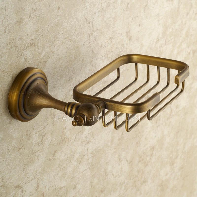 10-piece Antique Brass European Style Bathroom Accessory Sets