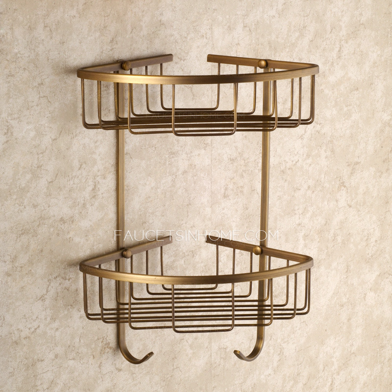 Designer Antique Brass 6-Piece Bathroom Accessory Sets