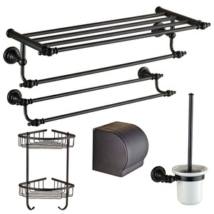 European Style Oil Rubbed Bronze 5-Piece Bathroom Accessory Sets