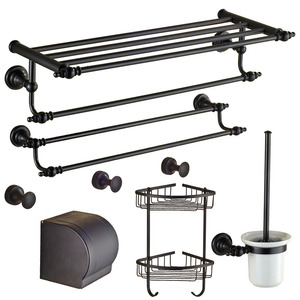 European Style Oil Rubbed Bronze 6-Piece Bathroom Accessory Sets