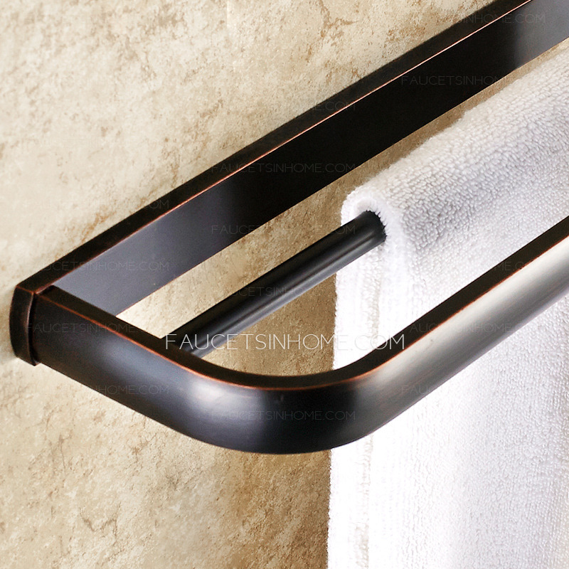 Flodable Black Oil Rubbed Bronze 5-Piece Bathroom Accessory Sets